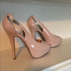 Pink high heels